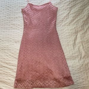 Vintage mini pink dress